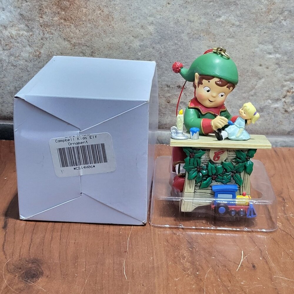 Campbell Soup Kids Elf Christmas Ornament 2014 NIB